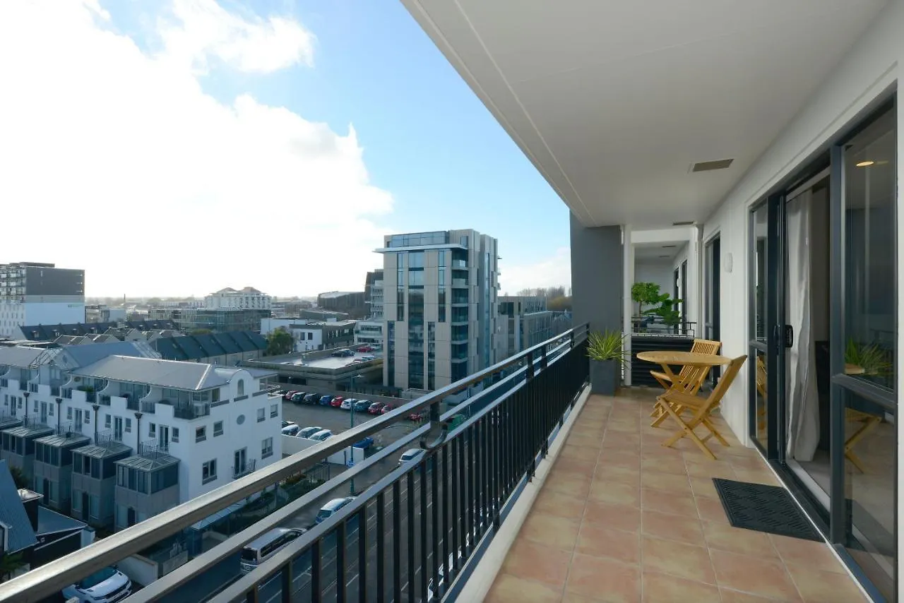 **** Lägenhetshotell West Fitzroy Apartments Christchurch Nya Zeeland